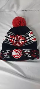 Atlanta Hawks Mitchell And Ness Winter Cap Beanie - Picture 1 of 2