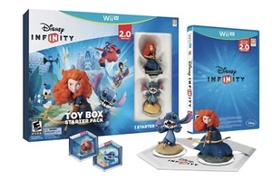 Disney Infinity WiiU 2.0 Toy Box Starter Pack *New,Sealed* Merida & Stitch - Picture 1 of 8