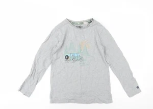 FatFace Boys Grey Graphic Long Sleeve T-Shirt 10-11 Years - Picture 1 of 12