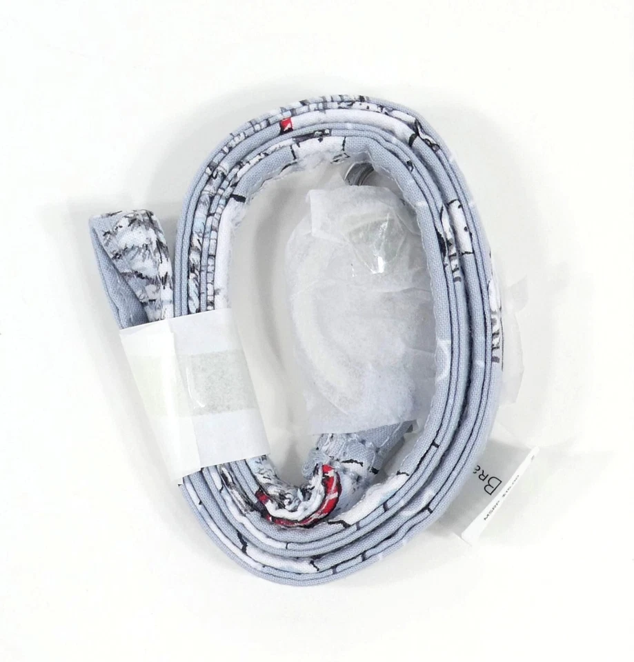 Vera Bradley Lanyard Key Ring in Beary Merry Polar Bears Gray