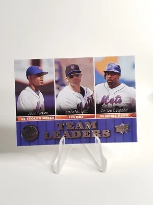 Upper Deck Jose Reyes 2009 David Wright Carlos Delgado TL #433 New York Mets Foto 1 de 2