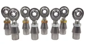 ECONOMY 4 LINK KIT 5/8 x 3/4-16 HEIM JOINTS WELD-IN THREADED BUNGS .120 - Picture 1 of 7