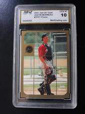 Justin Morneau Twins 2001 Just 2k1 Gold Top Prospect Gold Promo Rookie Gem MT 10