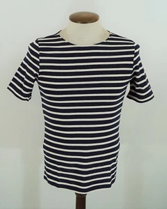 SAINT JAMES men's LEVANT MODERN SOFT COTTON T-SHIRT - MARINE/ECRU' - Picture 1 of 4