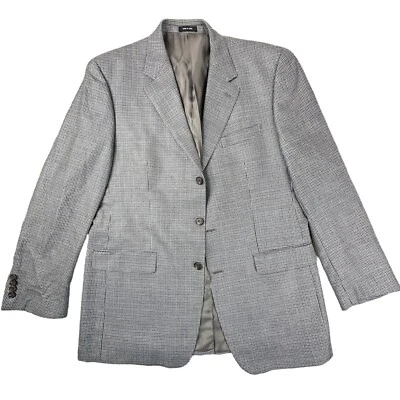 Blazer de lana y seda pata de gallo Lauren Ralph Lauren para hombre talla 42L excelente co Foto 1 de 4