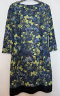 Atmosphere Smooth Feel Blue Mix Butterfly Design Tunic Dress Size 14