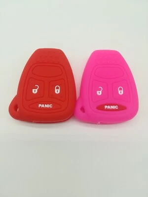 2*Cubierta de llave de llavero para Dodge Magnum Caliber 2005 2006 2007 2008 Dakota Durango Ram Foto 1 de 4