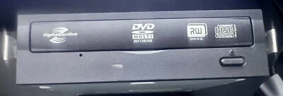 USED DVD Burner Lite-ON with Lishtscribe Model LH-20A1L - BLK face cover - Image 1 of 3