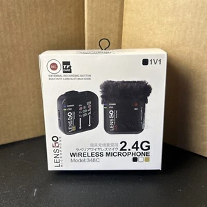 LENSGO 348C 2.4Ghz Wireless Lavalier Microphone Mic 1 Transmitter and 1 Receiver - Picture 1 of 11