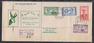 Bechuanalandia Scott 143-6 FDC - 1947 Visita Real #2 - Imagen 1 de 1