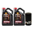 10L Motul 8100 X-Clean 5W40 Wix Xp Filter Motor Oil Change Kit For Ram 2500 3500