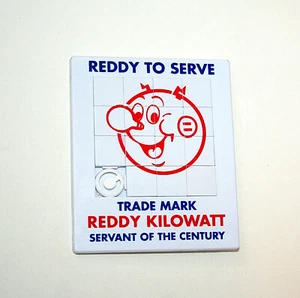 Reddy Kilowatt zum Servieren Kunststoff Rahmen Tablett Puzzle 1960er Jahre Neu aus altem Lagerbestand Elektro Utility - Bild 1 von 1