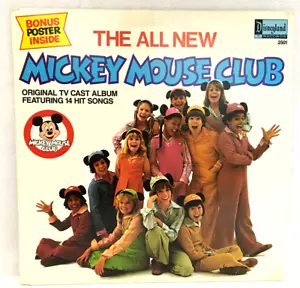 All New Mickey Mouse Club Vinyl Record Album 1976 Disneyland Original TV Cast - Imagen 1 de 13