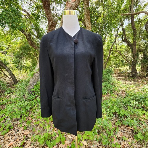 Blazer donna nero CHRISTIAN DIOR taglia 4 donna nero giacca giacca formale