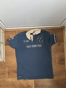RARE Warson Motors GRAND PRIX 1968 RACING POLO SHIRT LOTUS SIZE XL Extra - Picture 1 of 7