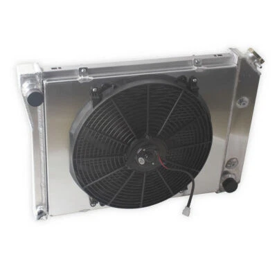 3Row Radiator+Shroud+Fan For 1968-1974 Chevy Nova Caprice Camaro / Buick Regal - Image 1 of 4