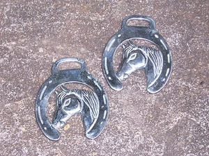 Vintage Horse Bridal, Tack, Bling, Equestrian Pagaentry Decor Brasses  - Picture 1 of 6