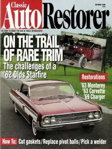 CLASSIC AUTO RESTORER 1996 OCT - 69 CHARGER, 62 STARFIRE, 63 VETTE & MONTEREY - Picture 1 of 1