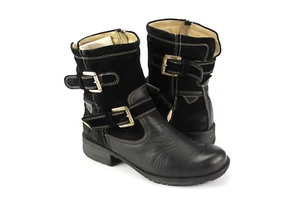 Josef Seibel Gr.38 Damen Stiefel Stiefelette Boots Leder Schwarz    44 G - Bild 1 von 5