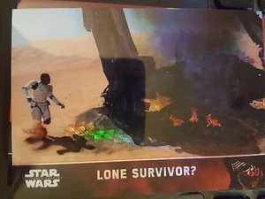 Star Wars The Force Awakens 2016 cromado #21 ¿Lone Survivor? PRISM 95/99 - Imagen 1 de 1