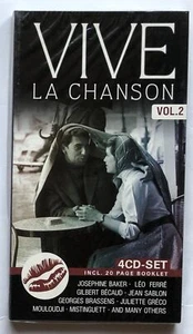 Various Vive La Chanson Vol 2 CD New Sealed 4CD - Picture 1 of 1