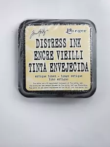 Ranger Tim Holtz Distress Ink Pads- Full Size 3"x 3" Antique Linen Brand New - Picture 1 of 2