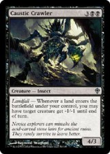 CAUSTIC CRAWLER FOIL Worldwake MTG Magic the Gathering Cards DJMagic