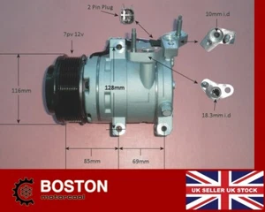 AC COMPRESSOR 14-0130P FITS FORD RANGER 2.2 / 3.2 DIESEL OE: 1885682 - Picture 1 of 1