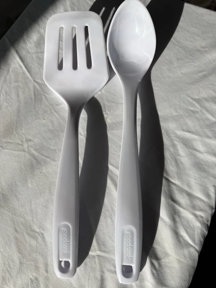 Good Cook White Spatula And Spoon Set - Image 1 of 2