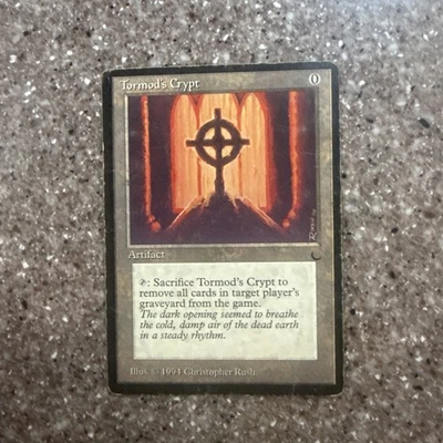 Tormod's Crypt - The Dark  - Heavy Play HP Regular Magic The Gathering - MTG - Image 1 of 2