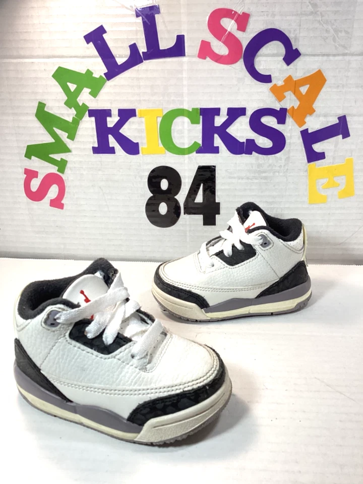 Nike Air Jordan Retro 3 Niño Gris Cemento talla 4C Foto 1 de 4