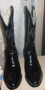 J.B DILLION RESERVE OSTRICH ORIGINAL MEN'S COWBOY BOOTS SIZE: 11 1/2 EE - Picture 1 of 6