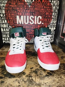 Fila Vulc 13 Mid Plus Sneaker in Rot, Weiß und Grün - Größe 10 - Bild 1 von 6