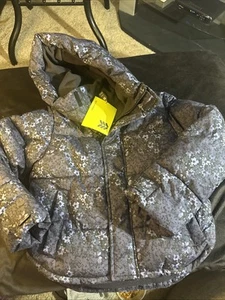 All in Motion Jacket Girl's Small Blue Purple Floral Printed Cozy Softshell - Bild 1 von 9