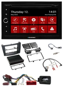 Blaupunkt Lenkrad DVD Bluetooth DAB 2DIN USB Autoradio für Mazda 3 09-13 aktiv - Bild 1 von 12