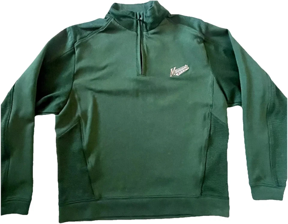 Minnesota Wild 1/4 Zip Pullover Sweatshirt Men’s L  Cutter & Buck Embroidered - Image 1 of 4