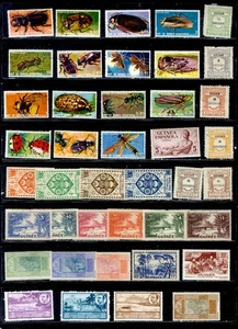 GUINEA 41 Briefmarken Lot Afrika gebraucht - Bild 1 von 1