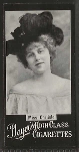 PLAYERS-ACTRESSES 1897-#13- MISS CARLISLE - Picture 1 of 2