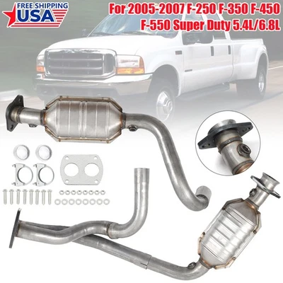 Catalytic Converter For Ford F-550 F-450 F-350 F-250 Super Duty 6.8L 5C3Z5F250A Foto 1 de 4