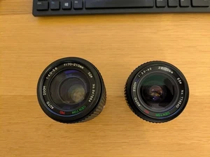 Centon Zoom Lenses-Minolta fit- Great condition- 28-70mm & 70-210mm MC Auto Zoom - Picture 1 of 8