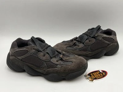 Adidas Yeezy 500 Utility Black 2023 Size 10 Authentic Kanye West Ye Used Low  - Image 1 of 4