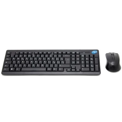 Kit Mouse And Keyboard Wireless Layout Italian Qwerty Wifi Black Universal - Image 1 of 4
