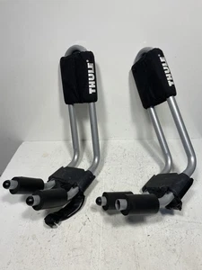Set of Thule 835XTR Hull-a-Port Kayak Carrier Racks Paddle Surf Board - READ - Picture 1 of 24