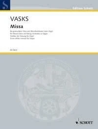 Missa 2000 Stringorchestra(Orgel Pêteris Vasks Book [Softcover] Mixed Choir [SAT - Image 1 of 3