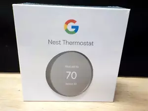 GOOGLE NEST CHARCOAL THERMOSTAT #GA02081-US BRAND NEW IN SEALED BOX - Picture 1 of 4