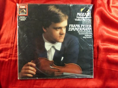 MOZART VIOLINKONZERT NO1 NO.4 FRANK PETER ZIMMERMANN EMI DMM LP - Bild 1 von 2