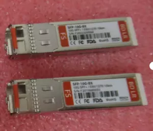 2 x FS BDLR SFP-10G-BX BiDi 1270nm-TX/1330nm-RX 10km SFP+ For FS Switches - Picture 1 of 1