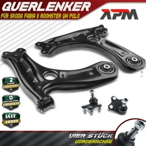 2x brazo de suspensión + 2x articulación de soporte para Seat Cordoba Ibiza III Skoda Fabia II Roomster - Imagen 1 de 8