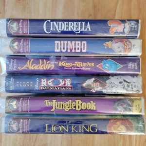Set of 6 Classic Disney Movies- New shrink wrapped - Picture 1 of 3