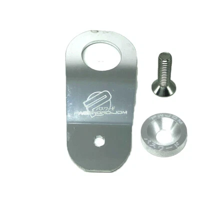 Soporte de montaje de radiador JDM plateado para Acura Integra DC2 Foto 1 de 2